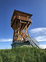 Raststation als Aussichtsplattform bei Griesbach (Marktgemeinde Mähring)